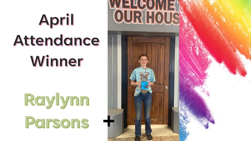 April Attendance Winner
